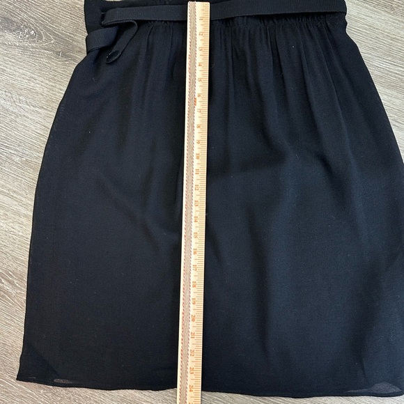 Akris Punto Black Wool-Blend Skirt - Size 12 - Picture 4 of 8
